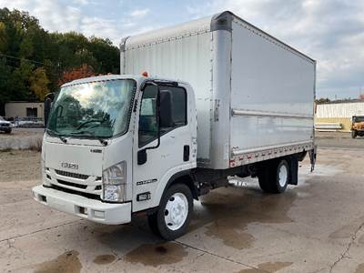 Isuzu NPR EFI Box Truck - 297HP, 6 Speed Automatic, Roll up Door