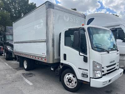 Isuzu NPR EFI Box Truck - 297HP, 6 Speed Automatic, Roll up Door