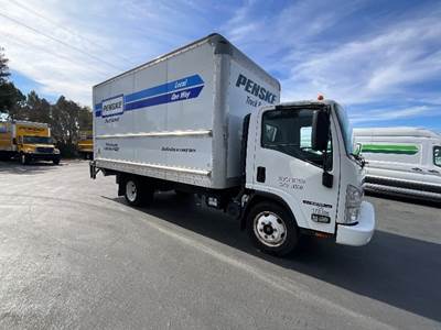 Isuzu NPR EFI Box Truck - 297HP, 6 Speed Automatic, Roll up Door