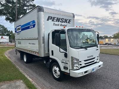 Isuzu NPR EFI Box Truck - 297HP, 6 Speed Automatic, Roll up Door