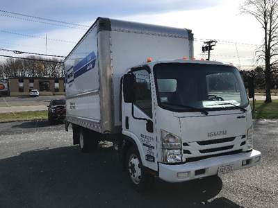 Isuzu NPR EFI Box Truck - 297HP, 6 Speed Automatic, Roll up Door