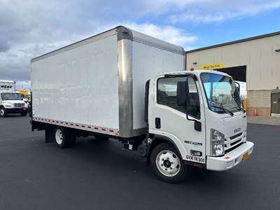 Isuzu NPR EFI Box Truck - 297HP, 6 Speed Automatic, Roll up Door