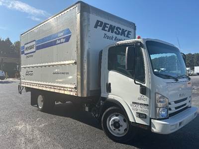 Isuzu NPR EFI Box Truck - 350HP, 6 Speed Automatic, Roll up Door