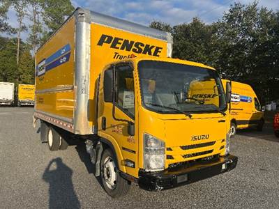 Isuzu NPR EFI Box Truck - 350HP, 6 Speed Automatic, Roll up Door