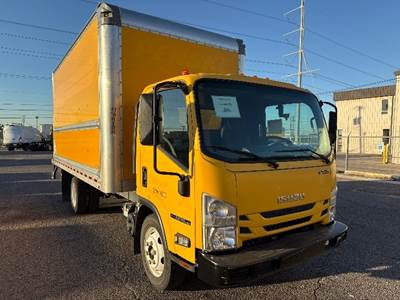 Isuzu NPR EFI Box Truck - 350HP, 6 Speed Automatic, Roll up Door