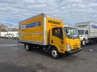 Isuzu NPR EFI Box Truck - 350HP, 6 Speed Automatic, Roll up Door