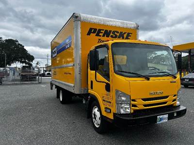 Isuzu NPR EFI Box Truck - 350HP, 6 Speed Automatic, Roll up Door