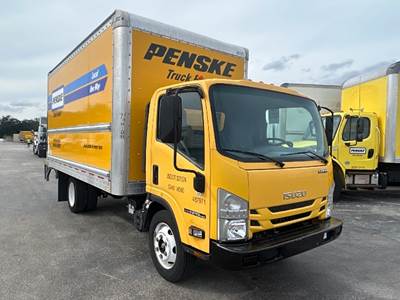 Isuzu NPR EFI Box Truck - 350HP, 6 Speed Automatic, Roll up Door