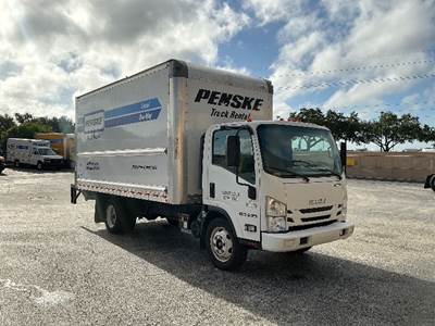 Isuzu NPR EFI Box Truck - 350HP, 6 Speed Automatic, Roll up Door