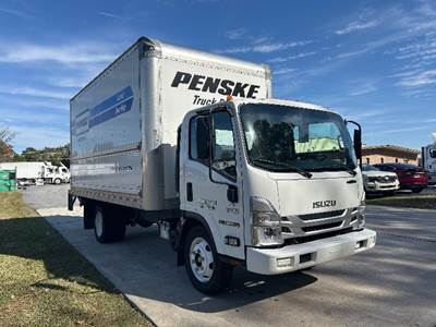 Isuzu NPR EFI Box Truck - 350HP, 6 Speed Automatic, Roll up Door