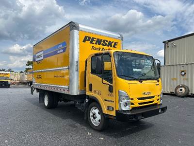 Isuzu NPR EFI Box Truck - 350HP, 6 Speed Automatic, Roll up Door
