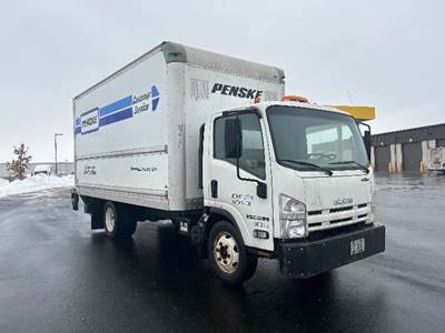 Isuzu NPR EFI Box Truck - 297HP, 6 Speed Automatic, Roll up Door