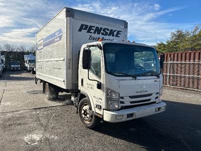 Isuzu NPR EFI Box Truck - 297HP, 6 Speed Automatic, Roll up Door
