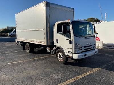 Isuzu NPR EFI Box Truck - 297HP, 6 Speed Automatic, Roll up Door
