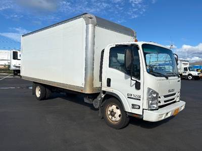 Isuzu NPR EFI Box Truck - 297HP, 6 Speed Automatic, Roll up Door