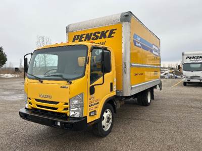 Isuzu NPR EFI Box Truck - 350HP, 6 Speed Automatic, Roll up Door