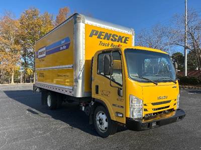 Isuzu NPR EFI Box Truck - 350HP, 6 Speed Automatic, Roll up Door