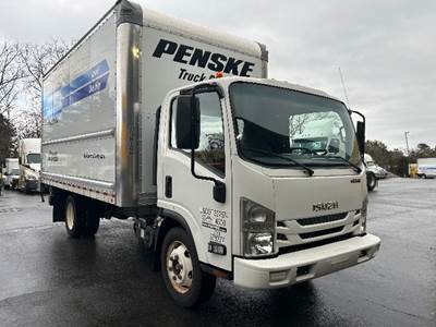 Isuzu NPR EFI Box Truck - 297HP, 6 Speed Automatic, Roll up Door