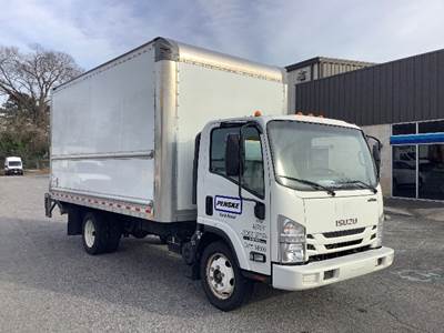 Isuzu NPR EFI Box Truck - 350HP, 6 Speed Automatic, Roll up Door