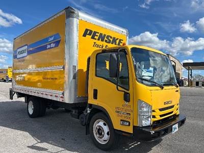Isuzu NPR EFI Box Truck - 350HP, 6 Speed Automatic, Roll up Door