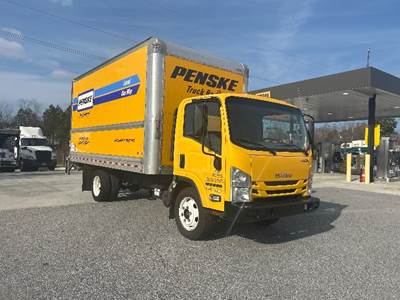 Isuzu NPR EFI Box Truck - 350HP, 6 Speed Automatic, Roll up Door