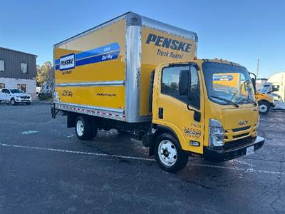Isuzu NPR EFI Box Truck - 350HP, 6 Speed Automatic, Roll up Door
