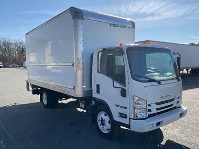 Isuzu NPR EFI Box Truck - 297HP, 6 Speed Automatic, Roll up Door