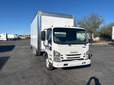Isuzu NPR EFI Box Truck - 297HP, 6 Speed Automatic, Roll up Door