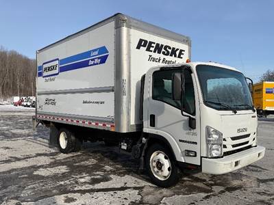 Isuzu NPR EFI Box Truck - 350HP, 6 Speed Automatic, Roll up Door