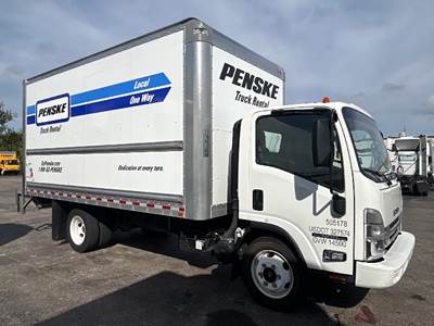 Isuzu NPR EFI Box Truck - 350HP, 6 Speed Automatic, Roll up Door