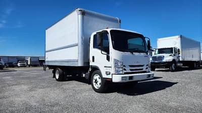 Isuzu NPR EFI Box Truck - 350HP, 6 Speed Automatic, Roll up Door