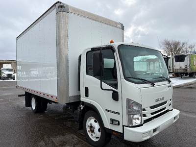 Isuzu NPR EFI Box Truck - 297HP, 6 Speed Automatic, Roll up Door