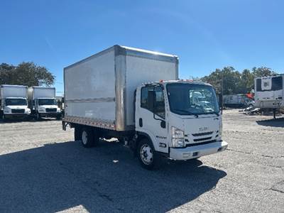 Isuzu NPR EFI Box Truck - 350HP, 6 Speed Automatic, Roll up Door