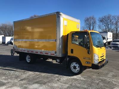 Isuzu NPR EFI Box Truck - 297HP, 6 Speed Automatic, Roll up Door