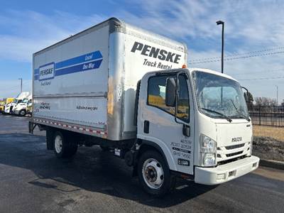 Isuzu NPR EFI Box Truck - 350HP, 6 Speed Automatic, Roll up Door