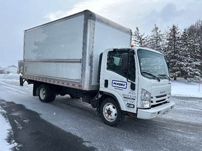 Isuzu NPR EFI Box Truck - 350HP, 6 Speed Automatic, Roll up Door