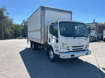 Isuzu NPR EFI Box Truck - 297HP, 6 Speed Automatic, Roll up Door