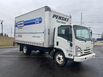 Isuzu NPR EFI Box Truck - 350HP, 6 Speed Automatic, Roll up Door