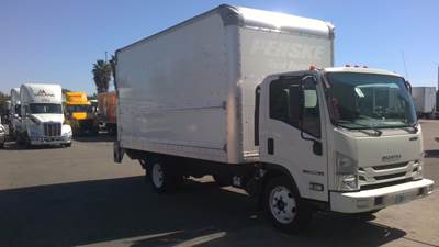 Isuzu NPR EFI Box Truck - 297HP, 6 Speed Automatic, Roll up Door