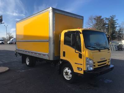 Isuzu NPR EFI Box Truck - 350HP, 6 Speed Automatic, Roll up Door