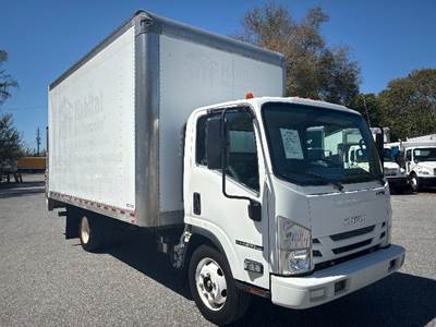 Isuzu NPR EFI Box Truck - 297HP, 6 Speed Automatic, Roll up Door