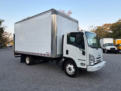 Isuzu NPR EFI Box Truck - 297HP, 6 Speed Automatic, Roll up Door