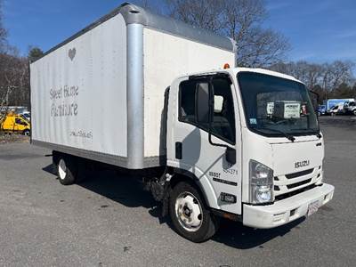 Isuzu NPR EFI Box Truck - 297HP, 6 Speed Automatic, Roll up Door