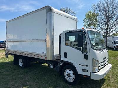 Isuzu NPR EFI Box Truck - 297HP, 6 Speed Automatic, Roll up Door