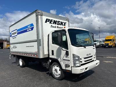 Isuzu NPR EFI Box Truck - 350HP, 6 Speed Automatic, Roll up Door