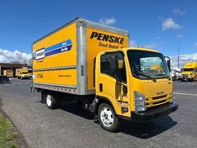 Isuzu NPR EFI Box Truck - 350HP, 6 Speed Automatic, Roll up Door