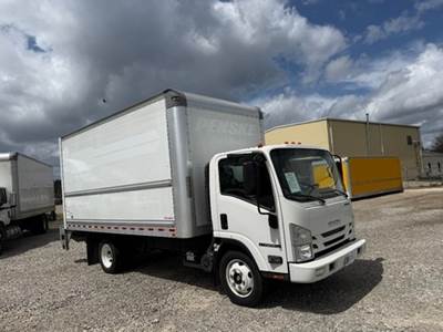 Isuzu NPR EFI Box Truck - 297HP, 6 Speed Automatic, Roll up Door