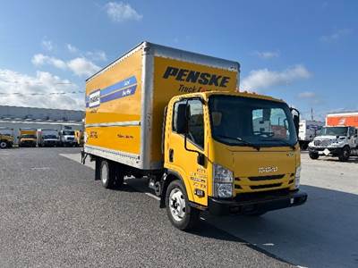 Isuzu NPR EFI Box Truck - 350HP, 6 Speed Automatic, Roll up Door