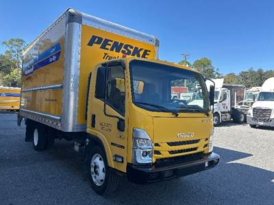 Isuzu NPR EFI Box Truck - 350HP, 6 Speed Automatic, Roll up Door