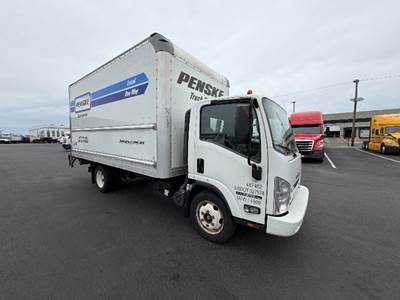 Isuzu NPR EFI Box Truck - 350HP, 6 Speed Automatic, Roll up Door